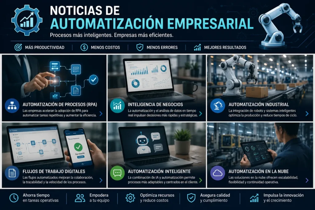 🤖🏢 Noticias de Automatización Empresarial: La Tecnología que Está Transformando el Mundo de los Negocios